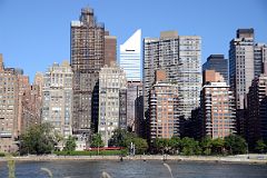27 New York City Roosevelt Island Manhattan With River House, Citicorp Center, River Tower, Black 919 Third Avenue, St James Tower